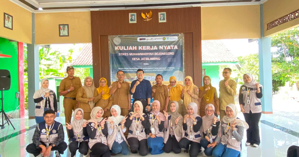 Resmi Dimulai, Mahasiswa KKN STIKES Maboro Siap Mengabdi dan Berkolaborasi di Desa Jatiblimbing