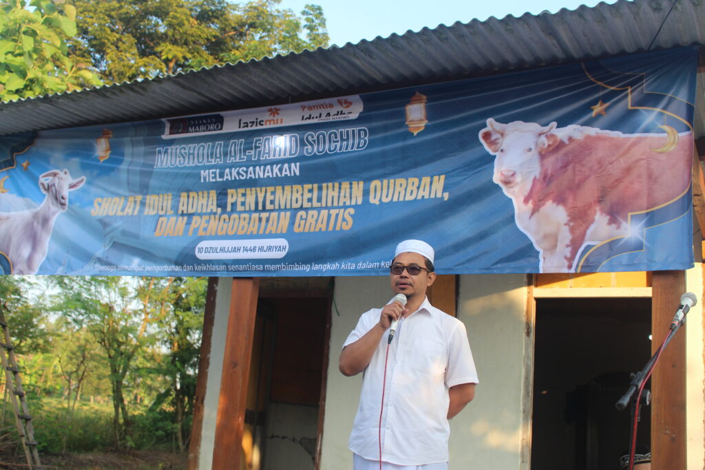 STIKes Muhammadiyah Bojonegoro Gelar Sholat Idul Adha, Qurban, dan Pengobatan Gratis di Desa Ngumpakdalem